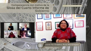TITULAR DE LA SEPI, DRA. LAURA RUIZ MONDRAGÓN RINDE COMPARECENCIA ANTE CONGRESO DE LA CIUDAD DE MÉXICO.