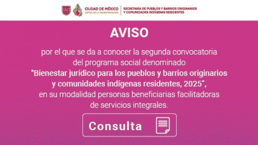 Segunda convocatoria FAPO, modalidad personas facilitadoras de servicios.