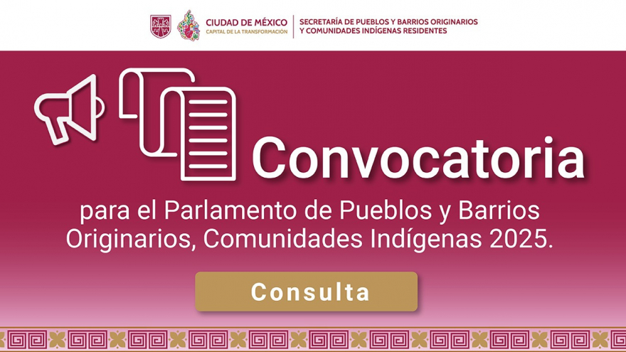 Convocatoria al Parlamento de Pueblos y Barrios Originarios y Comunidades Indígenas 2025.